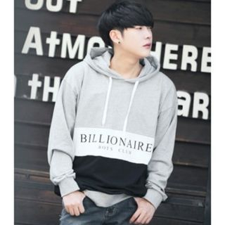 ABOKI Hooded Color-Block Pullover