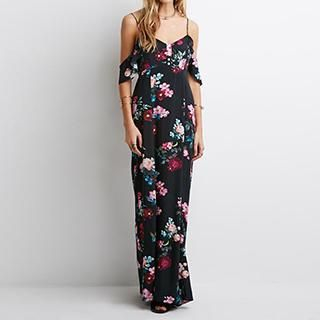 joELLE Off-Shoulder Floral Maxi Dress