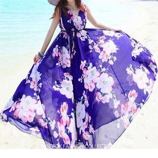 Fashion Street Sleeveless Floral Maxi Dress