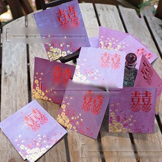 Rosy Bliss Wedding Red Packet