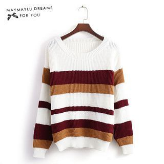 Maymaylu Dreams Striped Sweater