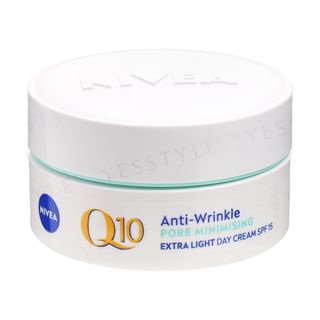 NIVEA - Q10 Anti-Wrinkle Pore Minimising Extra Light Day Cream SPF 15 50ml