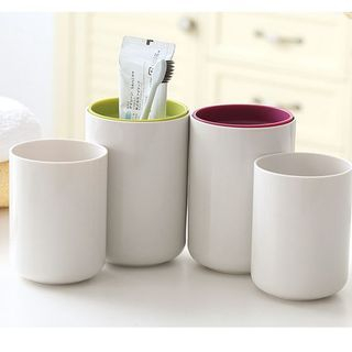 Lazy Corner Toothbrush Cup