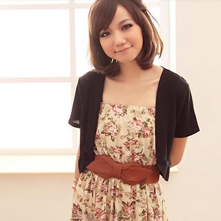 Bow Accent Elasticized Belt