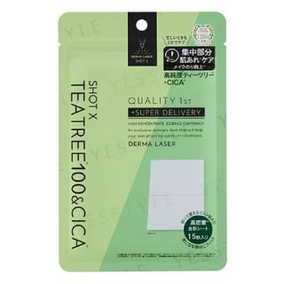 Quality First - Derma Laser Shot X Super Teatree 100 & Cica Essence Sheet 15 Pcs