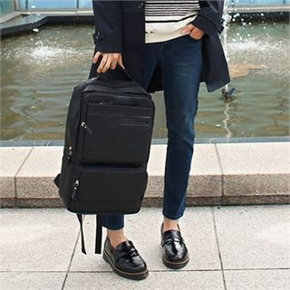 MITOSHOP Faux-Leather Backpack