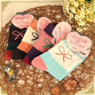 Fairyland Bow Pattern Socks