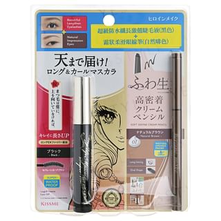 ISEHAN - Kiss Me Heroine Make Soft Define Cream Pencil + Long Up Mascara Set 1 set