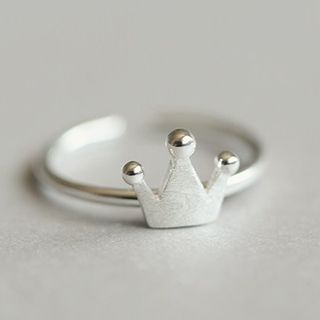 maxine Sterling Silver Crown Ring