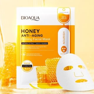 Bioaqua - Honey Anti-Aging Firming Facial Mask #Mask - 1Pcs