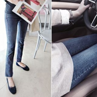 DAILY LOOK Frey-Hem Washed Jeans