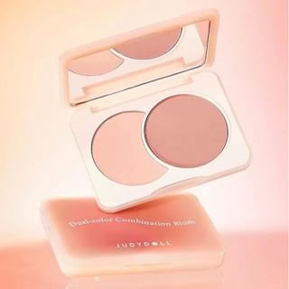 Judydoll - New Double Blush Duo - 5 Colors #D08 Druken Peach - 6G