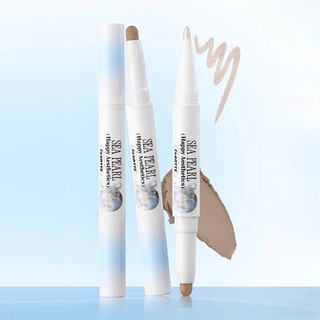 FLORTTE - Iluminador y Contorno en Lápiz Glass Sea Collection Dual-Ended Highlight & Contour Pen
