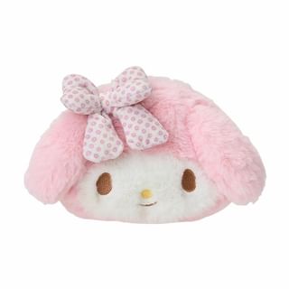Sanrio - My Melody Face Fluffy Makeup Pouch (Nagomi Pastel Series) 21 x 6 x 14cm