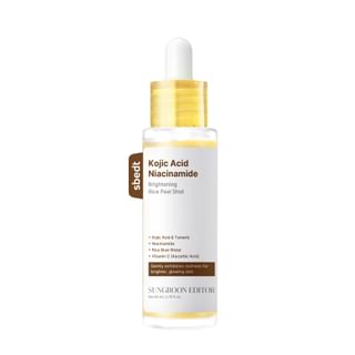 SUNGBOON EDITOR - Kojic Acid Niacinamide Brightening Rice Peel Shot 80ml