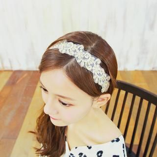 soo n soo Glittered Appliqué Head Band