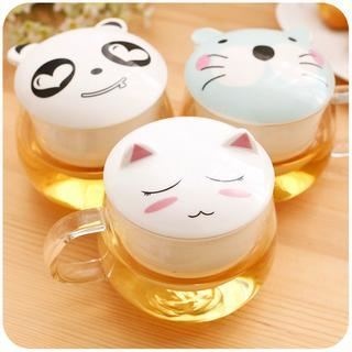 Momoi Animal Lid Drinking Cup with Tea Infuser