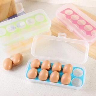Yulu Egg Cartons Plastic Storage Box (10 Grid)