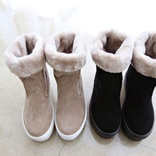 DAILY LOOK Faux-Fur Snow Boots