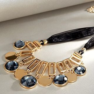 T400 Jewelers Gemstone Fringe Necklace