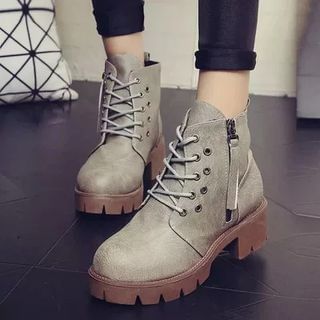 Chryse Lace-Up Short Boots