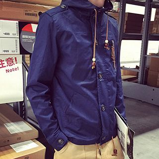 Besto Buttoned Hooded Jacket