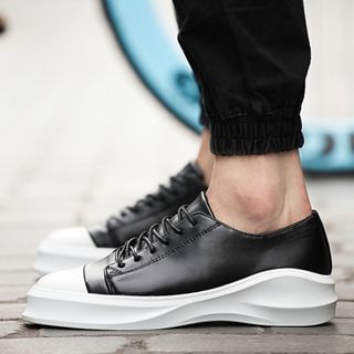 Chariot Faux-Leather Sneakers