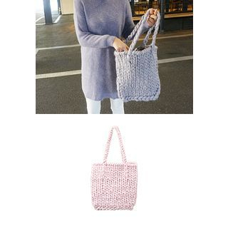 STYLEBYYAM Chunky-Knit Shopper Bag