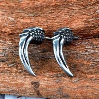 Trend Cool Titanium Steel Pattern Earrings