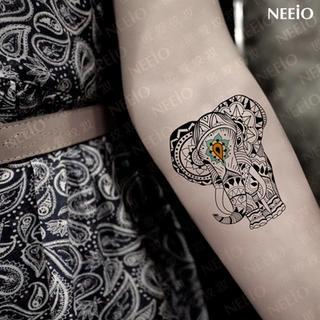 Neeio Waterproof Temporary Tattoo (Elephant) 1 sheet