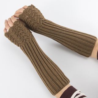 Knit Fingerless Gloves