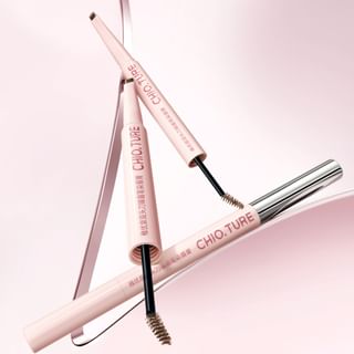 Chioture - Dual-Ended Eyebrow Pen & Eyebrow Tint - 4 Colors 02# Golden Brown (250Mg & 750Mg)