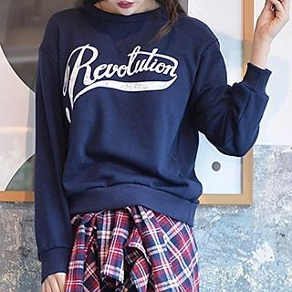 Lina Lettering Pullover