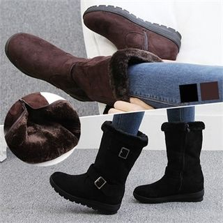 Reneve Belted Mid-Calf Snow Boots