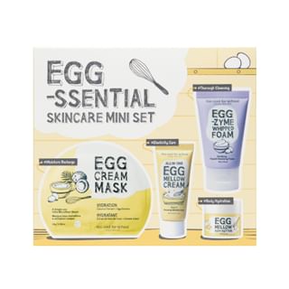 Too Cool For School - Egg-Ssential Skincare Mini Set 2024 Version - 4 Pcs