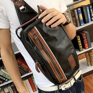 Yiku Faux Leather Sling Bag
