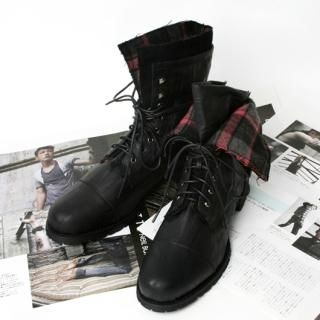 Faux Leather Boots