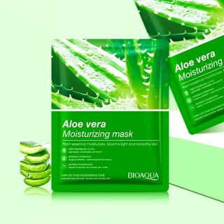 Bioaqua - Aloe Vera Moisturizing Facial Mask #Aloe Vera - 1 Pc