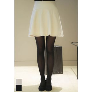 MyFiona Band-Waist A-Line Mini Skirt