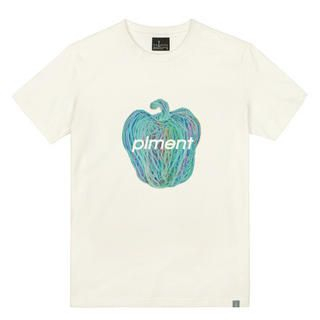 the shirts Blue Piment Print T-Shirt