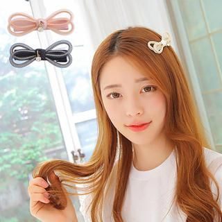 soo n soo Rhinestone Bow Hair Pin