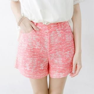 Tokyo Fashion Elastic-Waist Printed Shorts