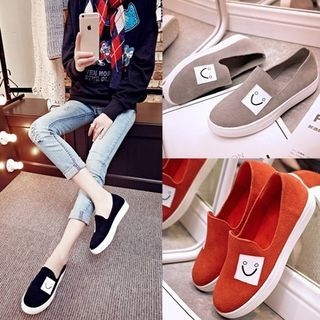 JY Shoes Appliqu  Slip-Ons