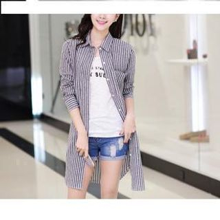 Sienne Striped Long Shirt