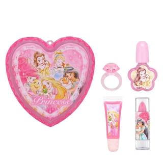 Shobido - Disney Princess Heart Case Cosmetic Set 5 Pcs