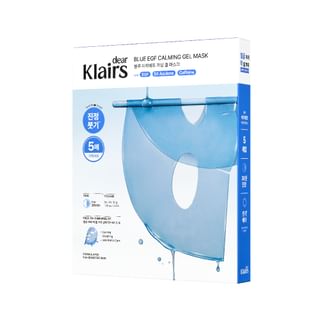Dear, Klairs - Blue EGF Calming Gel Mask Set 30g x 5 sheets
