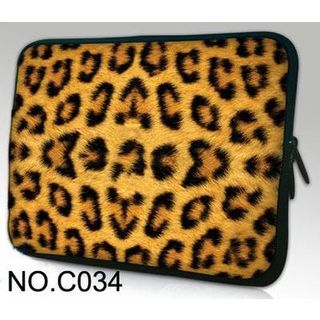 Quinto Leopard Pattern Laptop Bag