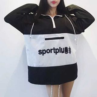 Cloud Nine Lettering Hooded Jacket