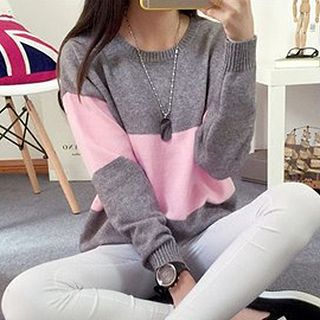 FR Color-Block Sweater