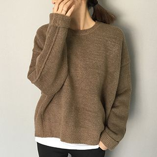 Bloombloom Dolman-Sleeve Sweater